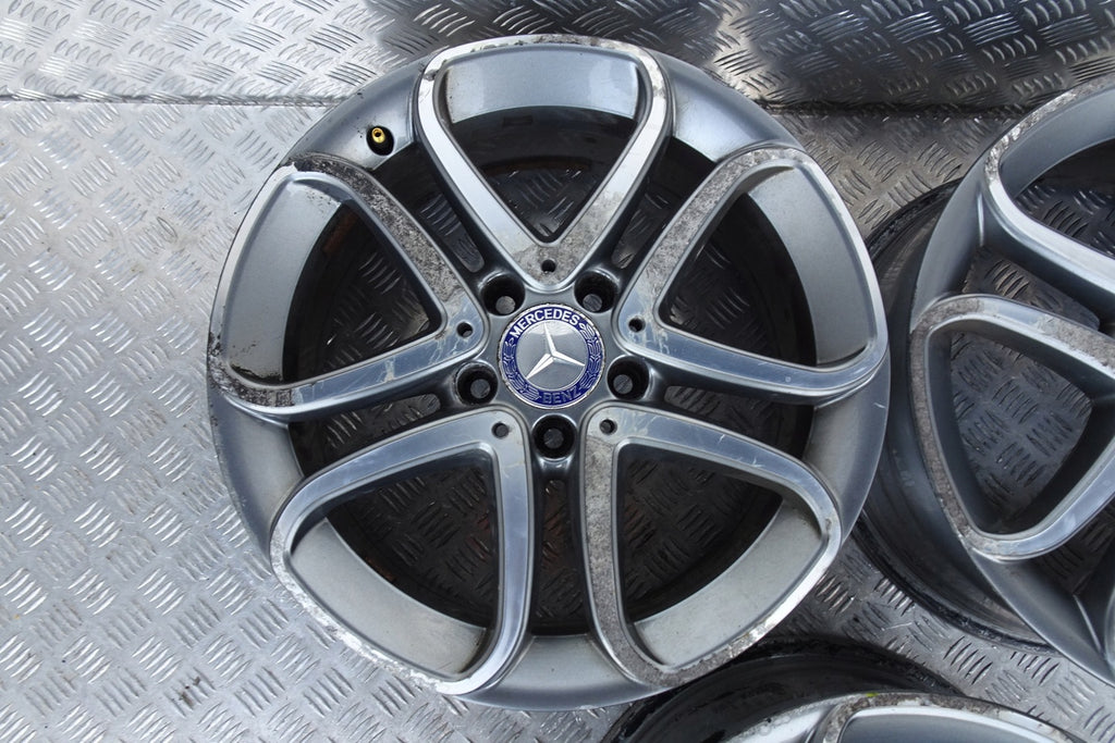 1x Alufelge 17 Zoll 7.5" 5x112 52,5ET A2464010302 Mercedes-Benz W176 Rim Wheel