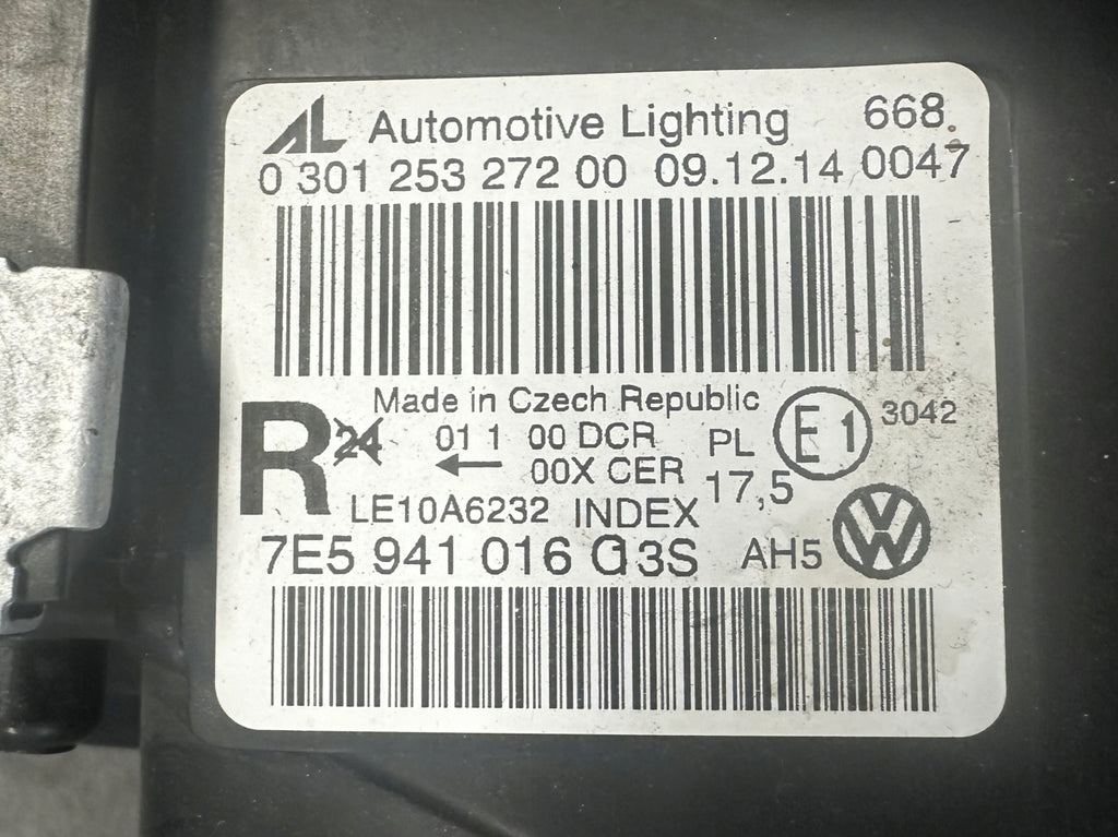 Frontscheinwerfer VW 7E5941016 Xenon Rechts Scheinwerfer Headlight SCH5328095908fr