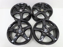 Laden Sie das Bild in den Galerie-Viewer, 4x Alufelge 16 Zoll 6.0" 5x112 48ET Glanz Schwarz KBA49473 Skoda I Rim Wheel FEL7514968613ty