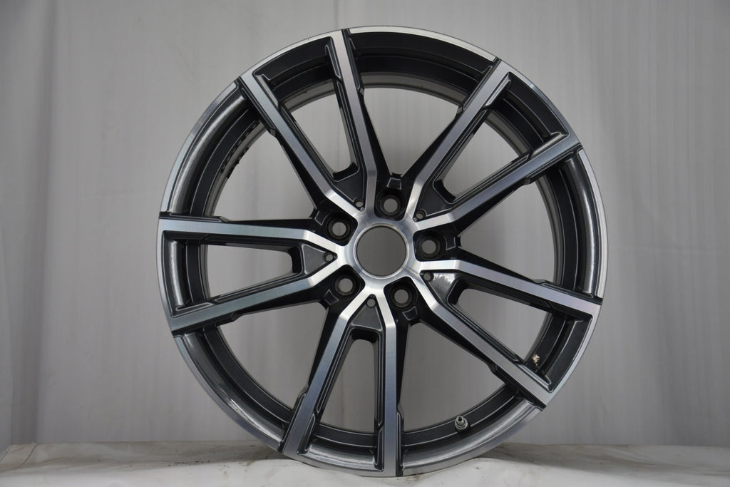 1x Alufelge 18 Zoll 8.5" 5x112 40ET Glanz Graphit 6897082 BMW Mg Rim Wheel FEL9224259799rc