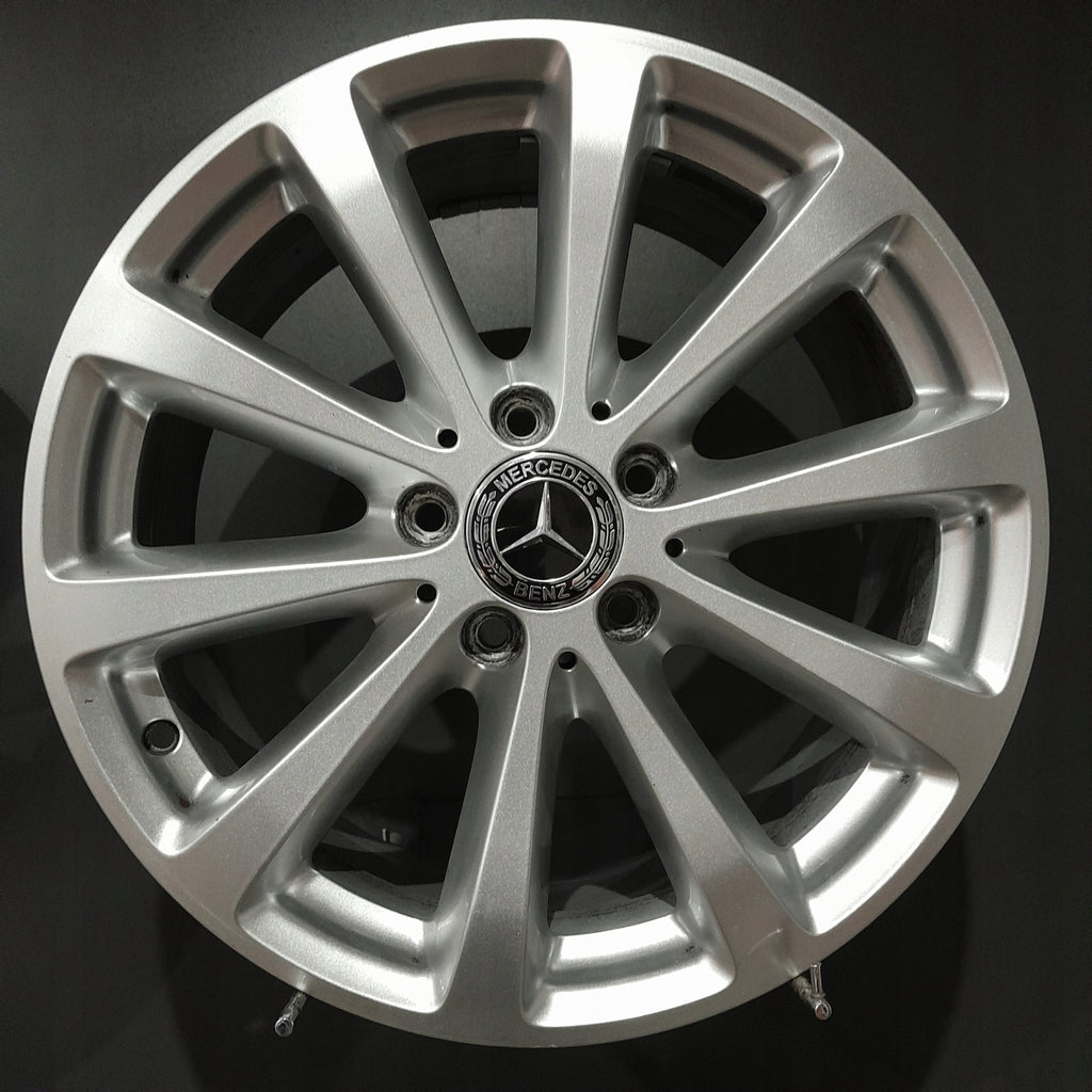 4x Alufelge 17 Zoll 7.5" 5x112 40ET Glanz Silber A2134011300 Mercedes-Benz W213 FEL7402267294wq