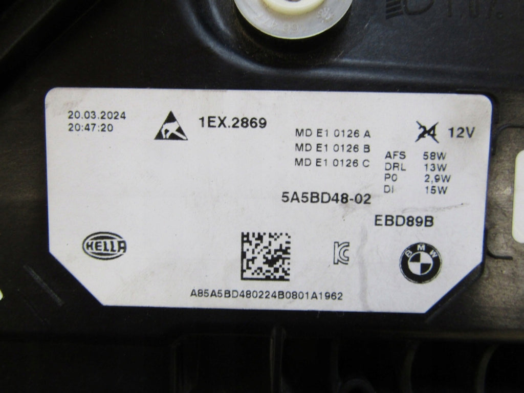 Frontscheinwerfer BMW X1 5A5BD48 LED Rechts Scheinwerfer Headlight SCH3330544903yr