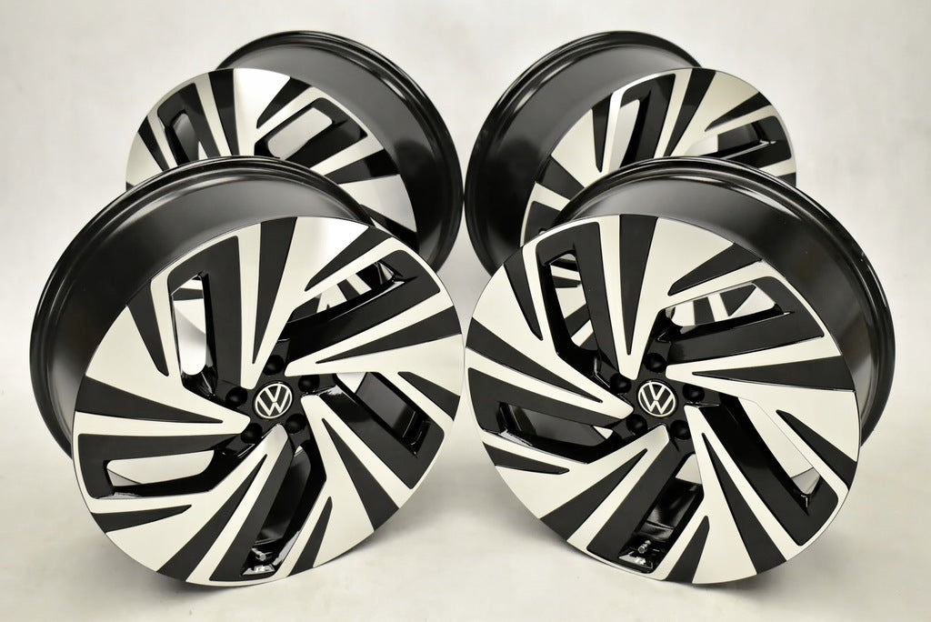 4x Alufelge 21 Zoll 8.5" 5x112 40ET Glanz Schwarz 11A601025B VW Id.4 Rim Wheel FEL8816810133wp