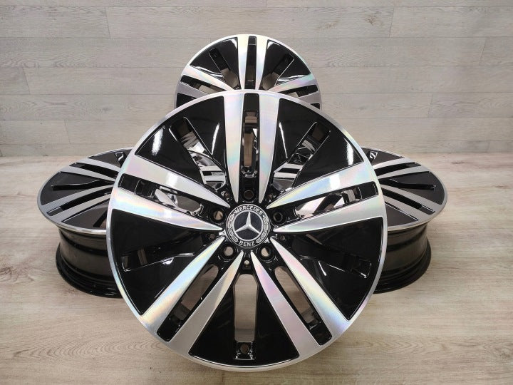 4x Alufelge 17 Zoll 6.5" 5x112 44ET Glanz Schwarz A1774010200 Mercedes-Benz W177 FEL4155247226xk