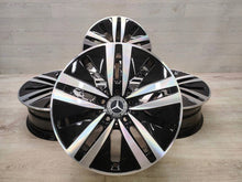 Load image into Gallery viewer, 4x Alufelge 17 Zoll 6.5" 5x112 44ET Glanz Schwarz A1774010200 Mercedes-Benz W177 FEL4155247226xk