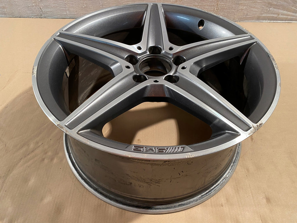 1x Alufelge 18 Zoll 8.5" 5x112 49ET A2054011200 Mercedes-Benz W205 Rim Wheel