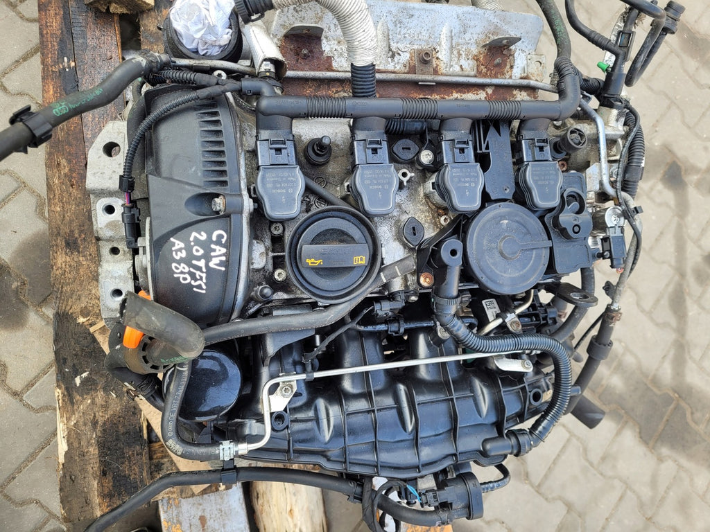 Motor Audi A3 CAW 2.0 TSI 200PS 147kW 134TKm Benzin Engine Komplett