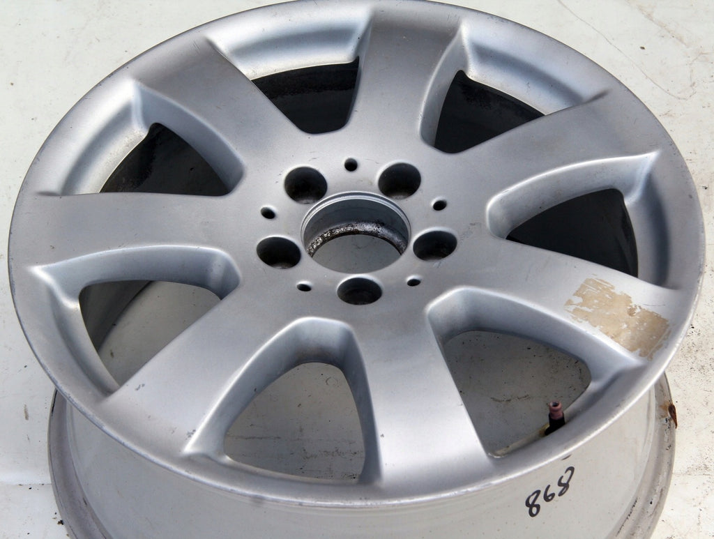 1x Alufelge 17 Zoll 7.5" 5x112 56ET Glanz Silber A251401002 Mercedes-Benz