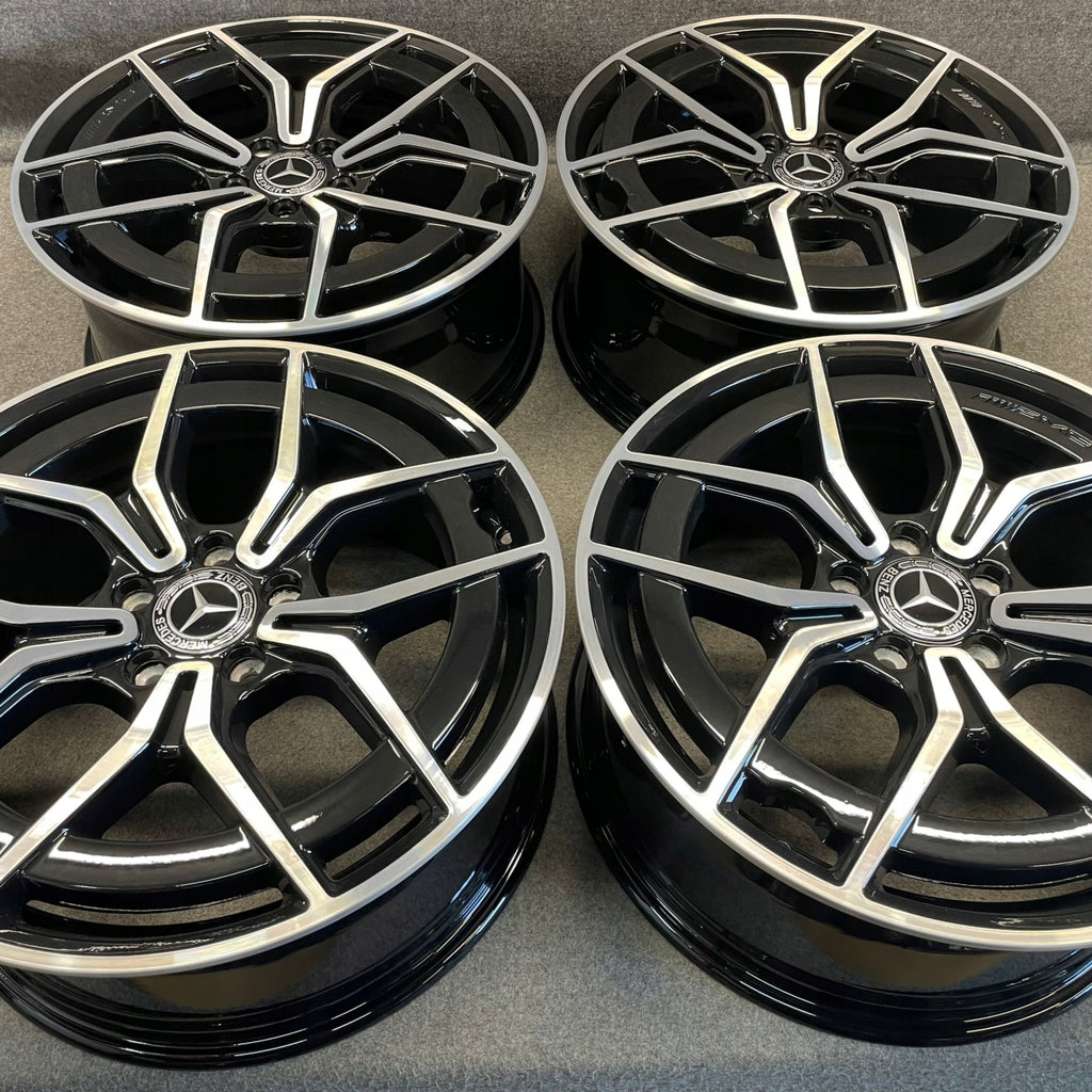 4x Alufelge 19 Zoll 8.0" 5x112 43ET Glanz Schwarz A2134016500 Mercedes-Benz W213 FEL7367996948uo