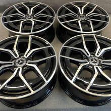 Load image into Gallery viewer, 4x Alufelge 19 Zoll 8.0" 5x112 43ET Glanz Schwarz A2134016500 Mercedes-Benz W213 FEL7367996948uo