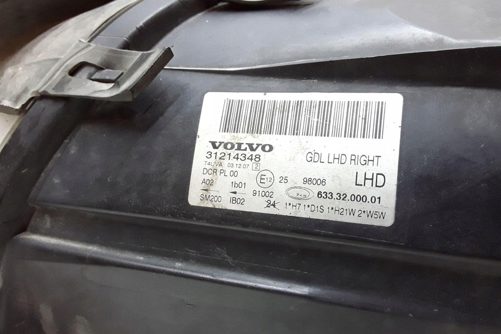 Frontscheinwerfer Volvo V70 III Xc70 S80 I 31214348 Xenon Rechts oder Links