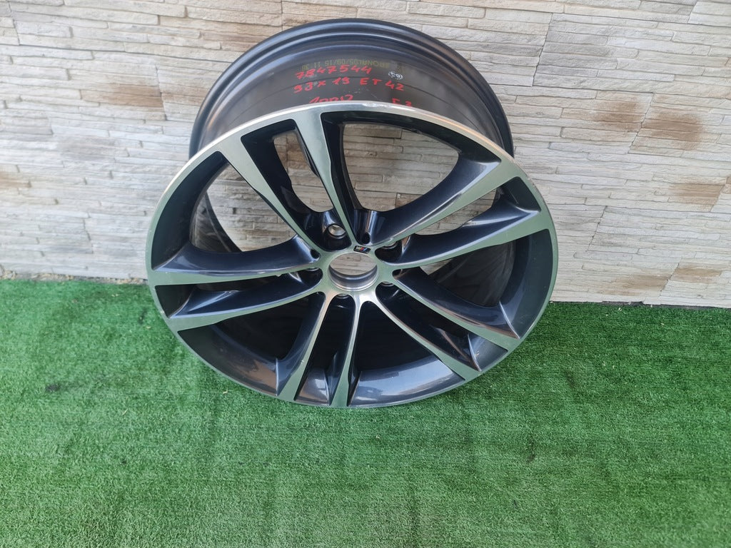 1x Alufelge 19 Zoll 9.0" 5x120 7847544 BMW 3 F30 F32 Rim Wheel FEL5507203878fm