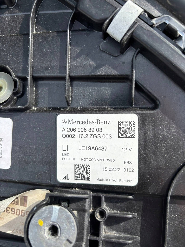 Frontscheinwerfer Mercedes-Benz W206 A2069063903 Links Scheinwerfer Headlight SCH9680283218qg