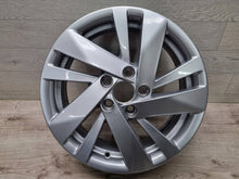 Load image into Gallery viewer, 1x Alufelge 15 Zoll 5.5" 5x100 40ET Glanz Silber 2G0601025BB VW Polo Rim Wheel FEL2591917654fz