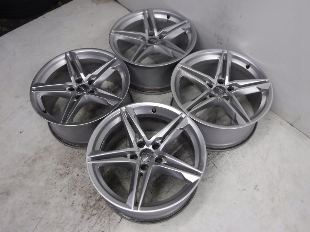 4x Alufelge 18 Zoll 8.5" 5x112 29ET Glanz Silber 8W0601025 Audi 4 Rim Wheel FEL8859919087yh