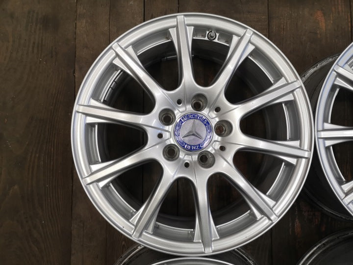 4x Alufelge 16 Zoll 6.5" 5x112 38ET A2054012400 Mercedes-Benz W205 A205 FEL8697110711xc