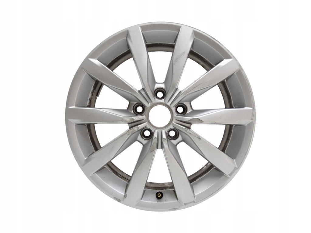 1x Alufelge 17 Zoll 6.0" 5x112 48ET Glanz Silber 5G0601025 VW Golf Vii Rim Wheel