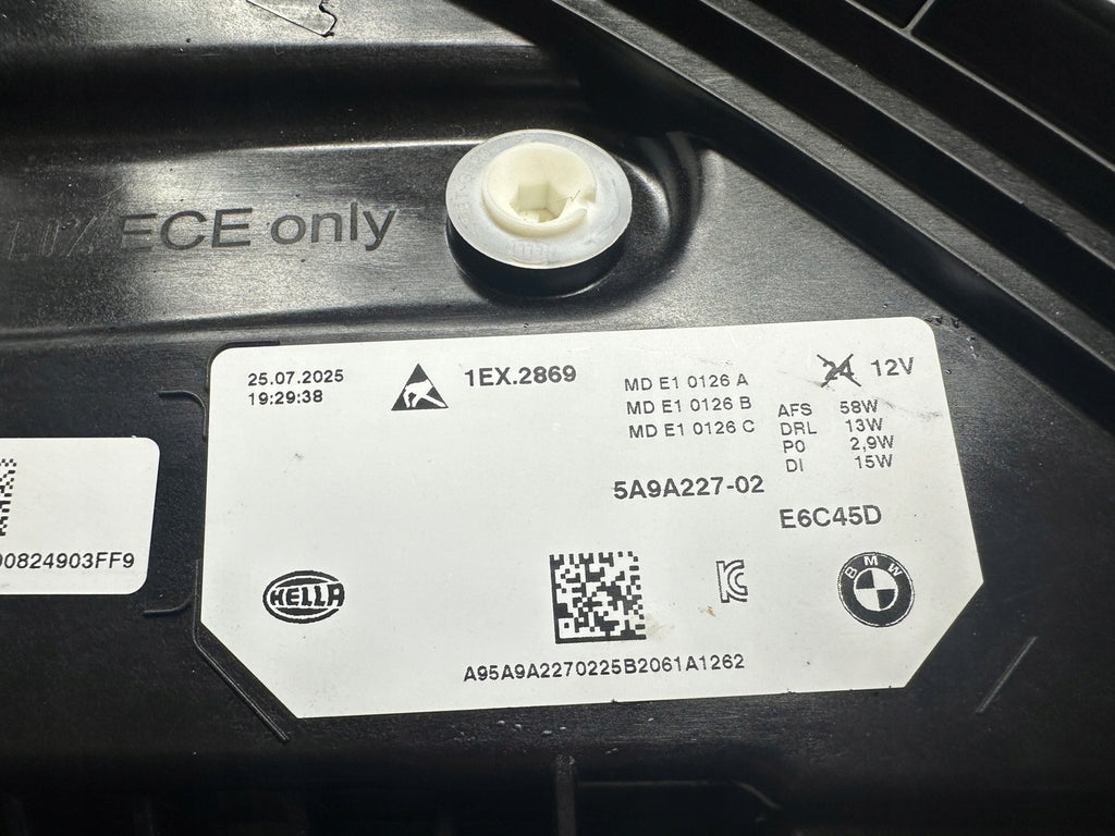 Frontscheinwerfer BMW X1 5A9A227-01 Full LED Links Scheinwerfer Headlight SCH9492021810zn