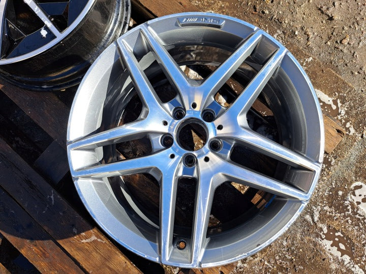 1x Alufelge 19 Zoll 8.5" 5x112 38ET Schwarz A2224011000 Mercedes-Benz W222 FEL2041381495ow