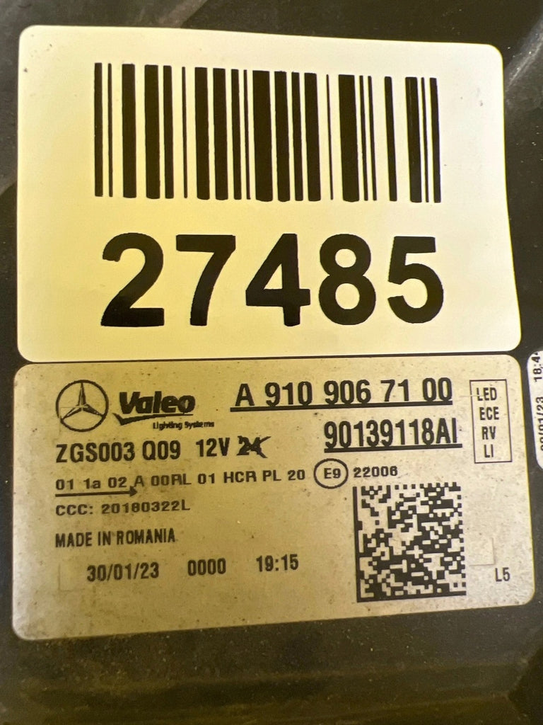 Frontscheinwerfer Mercedes-Benz Sprinter A9109067100 LED Rechts oder Links