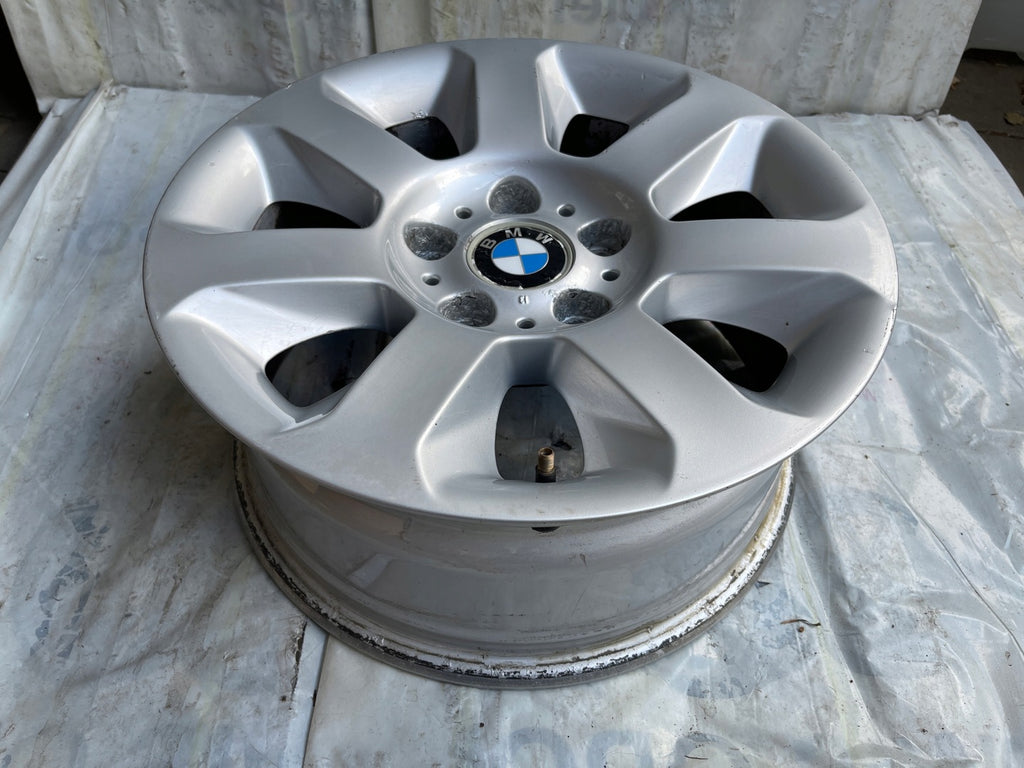 1x Alufelge 16 Zoll 7.0" 5x120 20ET Glanz Silber 6758774 BMW E39 E60 E61