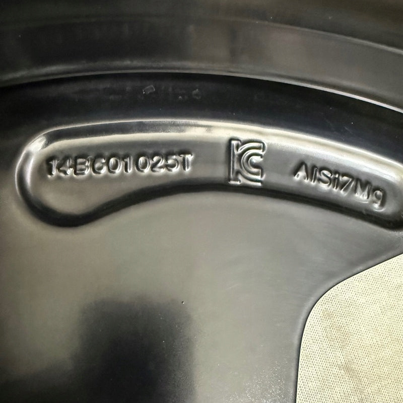 1x Alufelge 20 Zoll 9.5" 5x112 47ET Glanz Schwarz 14B601025R VW Rim Wheel FEL4856448930ra