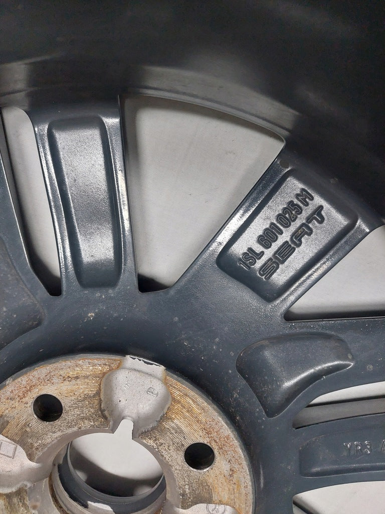 1x Alufelge 16 Zoll 6.0" 4x100 43ET Matt Graphit 12S601025 Seat Rim Wheel FEL9510289269dc