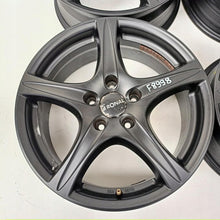 Laden Sie das Bild in den Galerie-Viewer, 4x Alufelge 17 Zoll 7.0" 5x114.3 49ET Schwarz 56R7705 Hyundai Tucson Sportage FEL6027714387jw