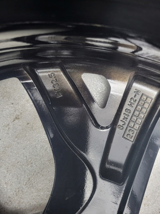 1x Alufelge 18 Zoll 8.0" 5x112 32ET Glanz Silber A2544010100 Mercedes-Benz Glc FEL2689110941pv