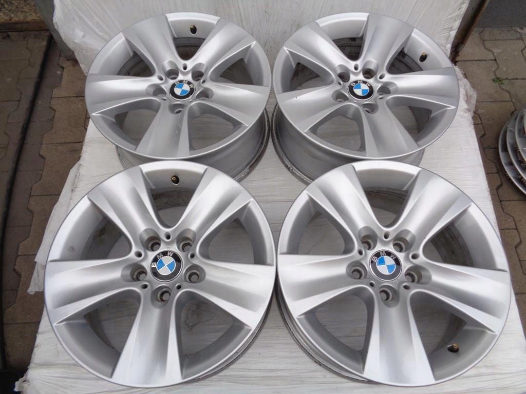 4x Alufelge 17 Zoll 8.0" 5x120 30ET Glanz Silber 6790172 BMW F11 F10 F12 F13 FEL1934936595wa