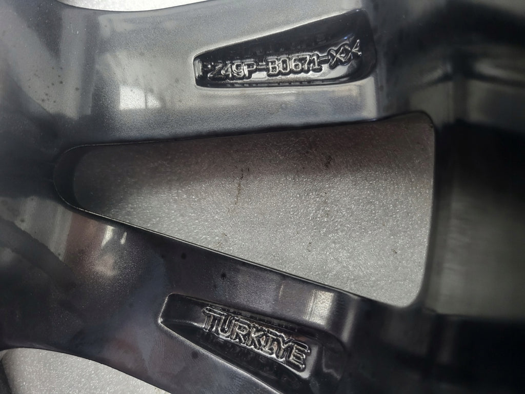 1x Alufelge 15 Zoll 5.0" 4x100 39ET Glanz Schwarz PZ49P-B0671-XX Toyota Yaris FEL8674513950dx