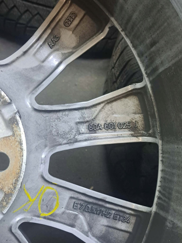 4x Alufelge 17 Zoll 7.0" 5x112 34ET Glanz Silber 80A601025J Audi Q5 A3 I FEL5233164613no