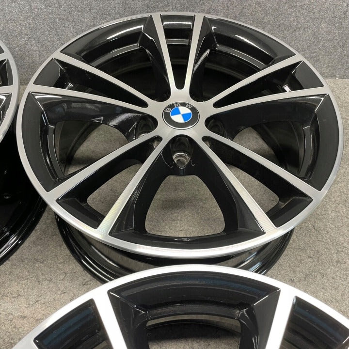 4x Alufelge 17 Zoll 7.5" 5x112 27ET Glanz Schwarz 6863417 BMW G31 G30 Rim Wheel FEL1708044388jo
