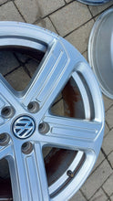Load image into Gallery viewer, 1x Alufelge 18 Zoll 7.5" 5x112 49ET Glanz Silber 5G0601025BK VW Golf VII I FEL4370162150lh