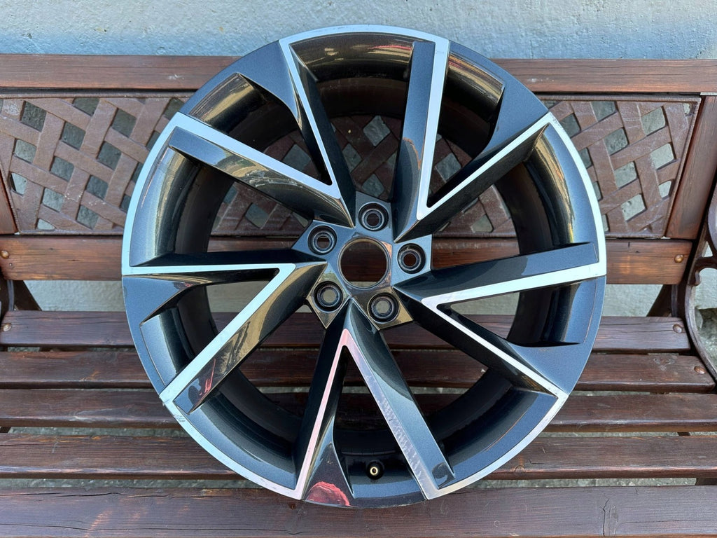 1x Alufelge 19 Zoll 8.0" 5x112 45ET Glanz Graphit 57A601025R Mg Karoq Nu7 FEL6244636410yu