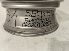 Load image into Gallery viewer, 1x Alufelge 15 Zoll 5.5" 5x100 40ET Glanz Silber 6F0601025 Seat I Rim Wheel FEL2659498241xi