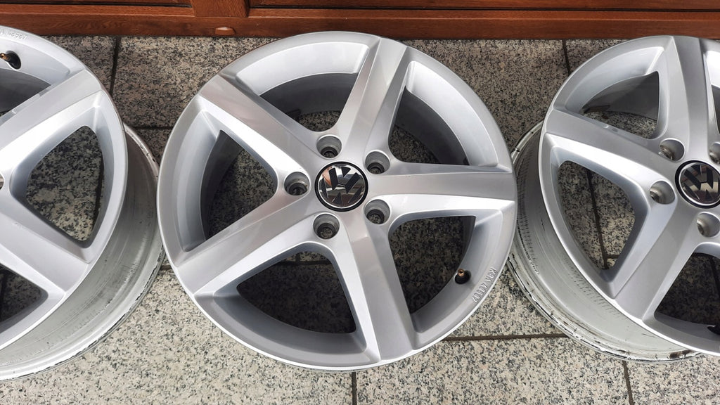 4x Alufelge 16 Zoll 6.5" 5x112 42ET 3AA071496A VW Passat Sharan Touran Golf I FEL3767233229ix