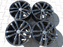 Laden Sie das Bild in den Galerie-Viewer, 4x Alufelge 17 Zoll 7.5" 5x112 54ET Schwarz Audi I Rim Wheel FEL6824969158fr