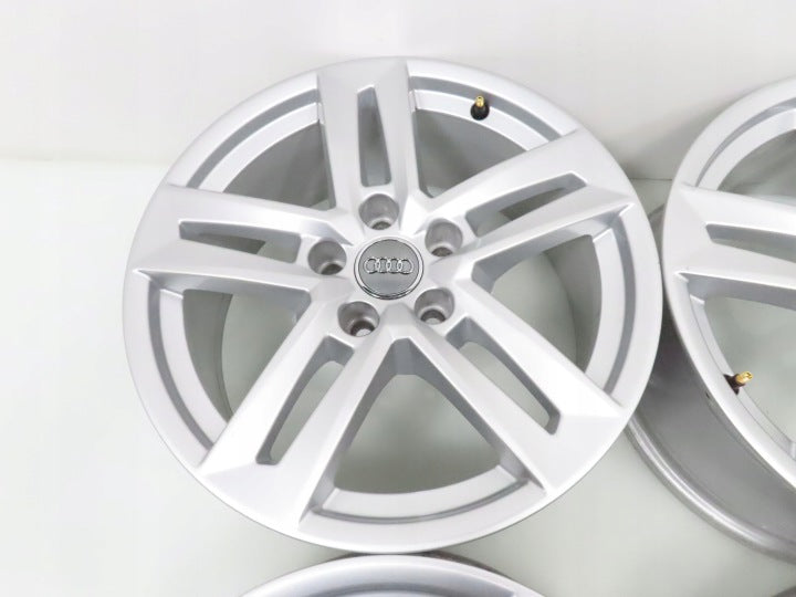 4x Alufelge 17 Zoll 7.0" 5x112 42ET Silber 8W0601025P Audi A4 B8 Rim Wheel FEL4710603905pc