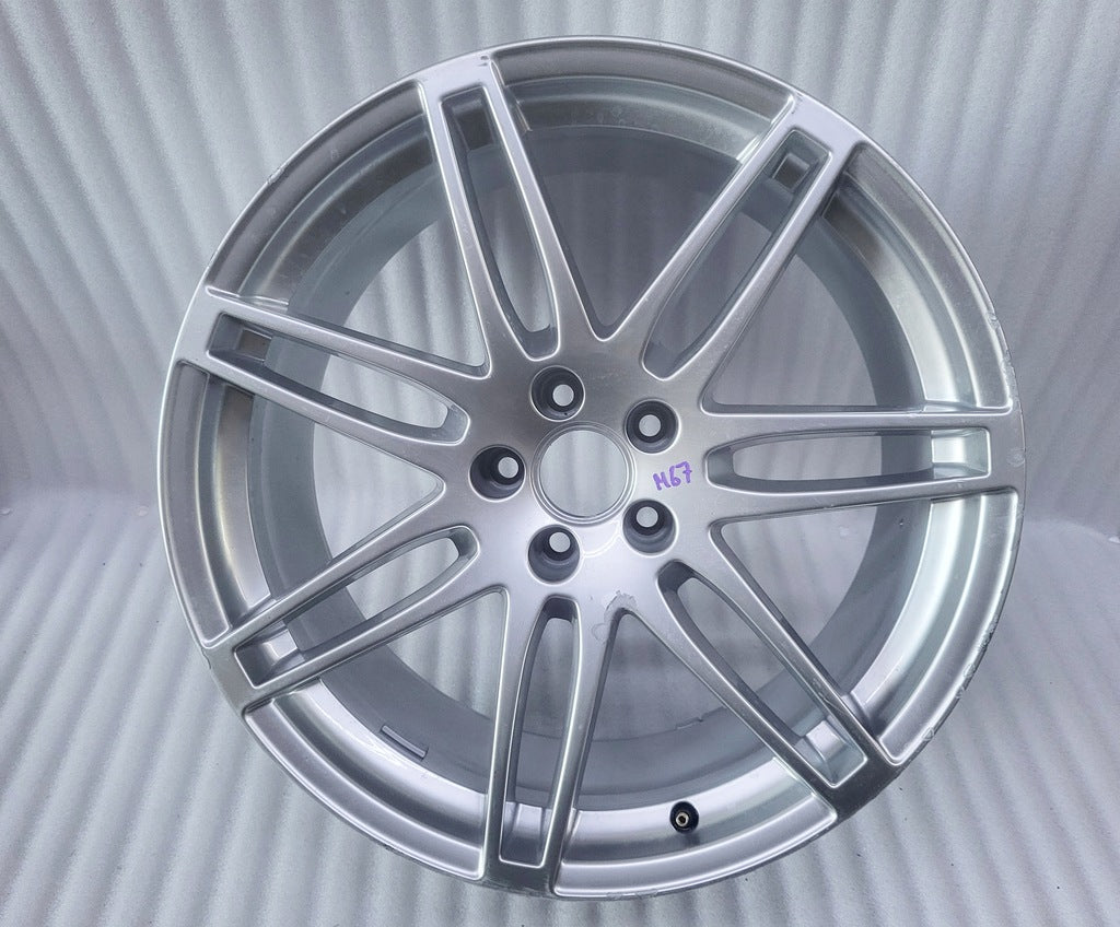 1x Alufelge 20 Zoll 8.5" 5x112 33ET Glanz Silber 8R0601025R Audi Q5 Rim Wheel FEL4247956771wc