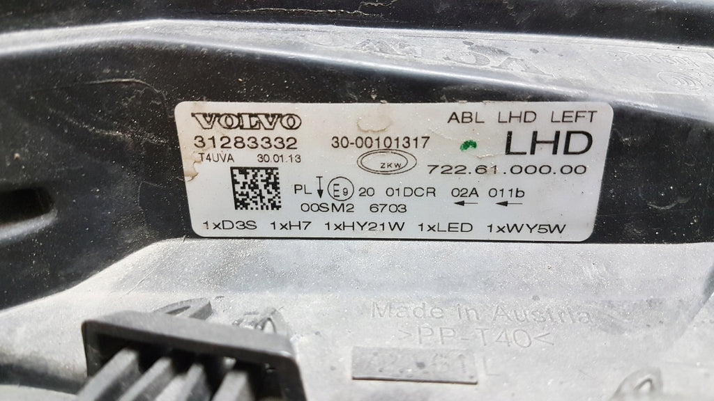 Frontscheinwerfer Volvo Xc40 31283332 Xenon FALSE Scheinwerfer Headlight SCH5798701395kx