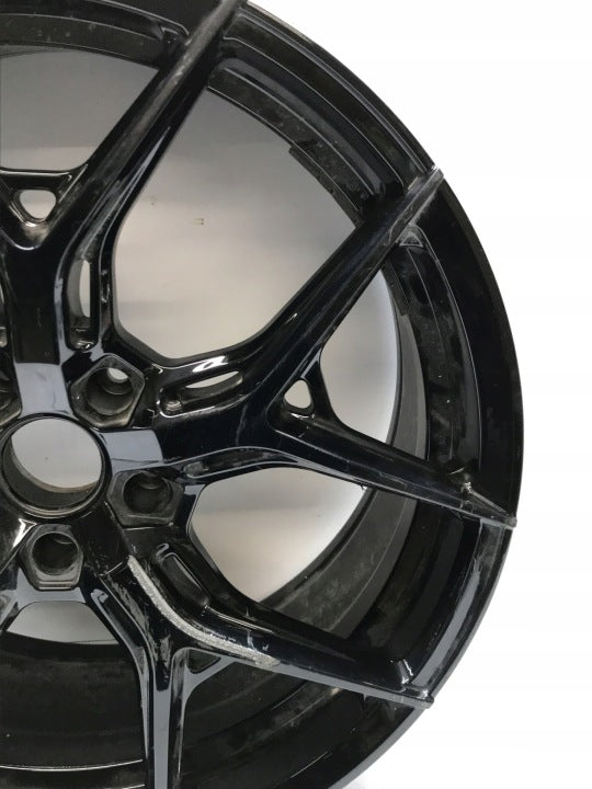 1x Alufelge 20 Zoll 9.5" 5x120 16ET Matt Schwarz Mg Rim Wheel FEL6756044777oe