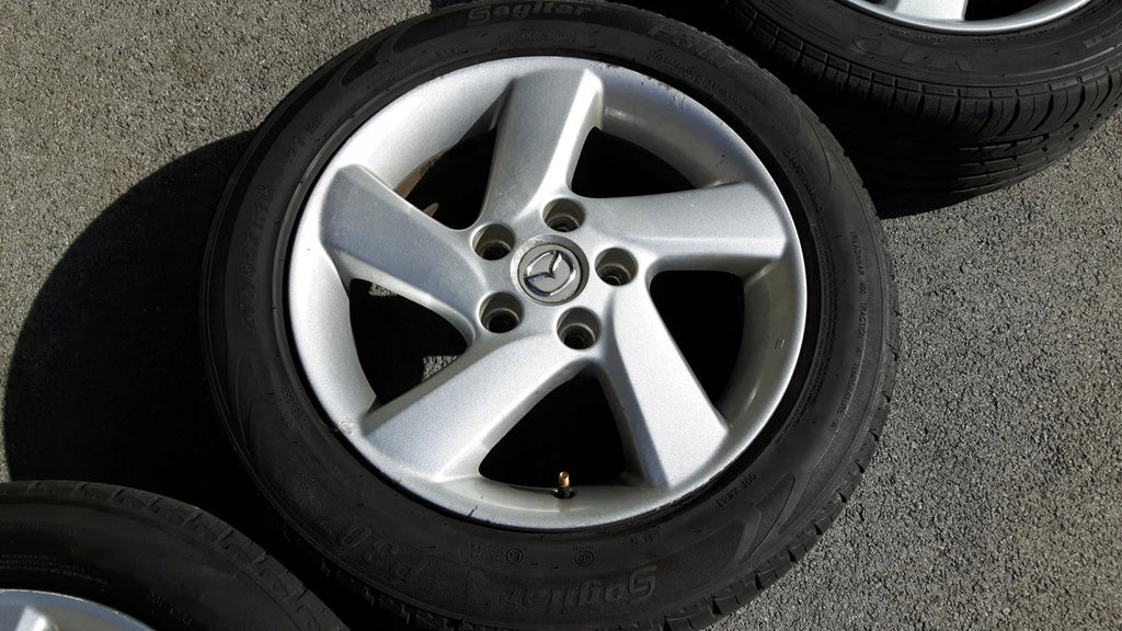 4x Alufelge 16 Zoll 7.0" 5x114.3 Silber Mazda Mpv I Rim Wheel FEL5867713664lj