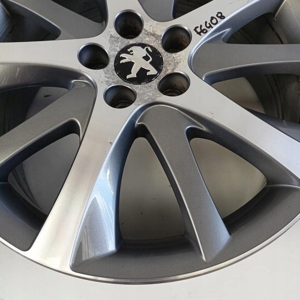1x Alufelge 18 Zoll 7.5" 5x108 49ET Glanz Grau 9671402380 Peugeot 508 Rim Wheel FEL4256180705gm