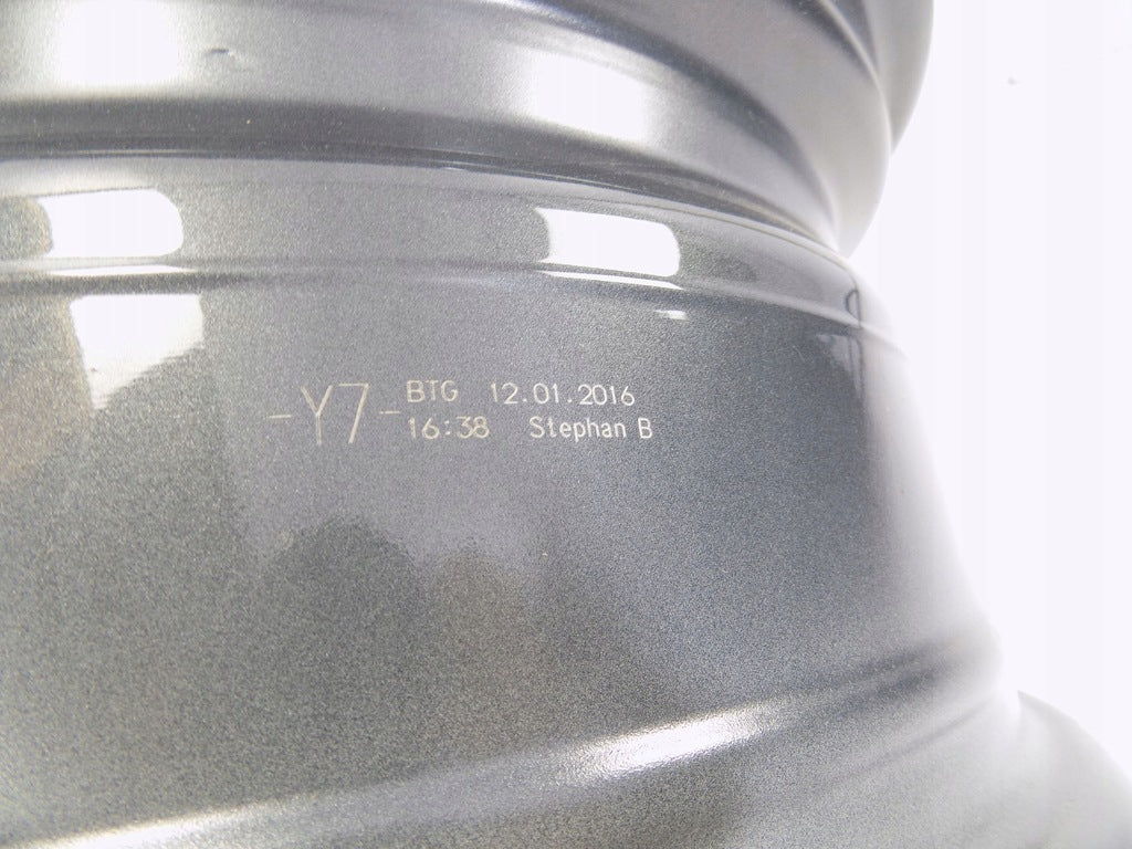 1x Alufelge 16 Zoll 7.0" 5x112 52ET Glanz Schwarz 6855081 BMW F45 F46 Rim Wheel FEL5826679182vp