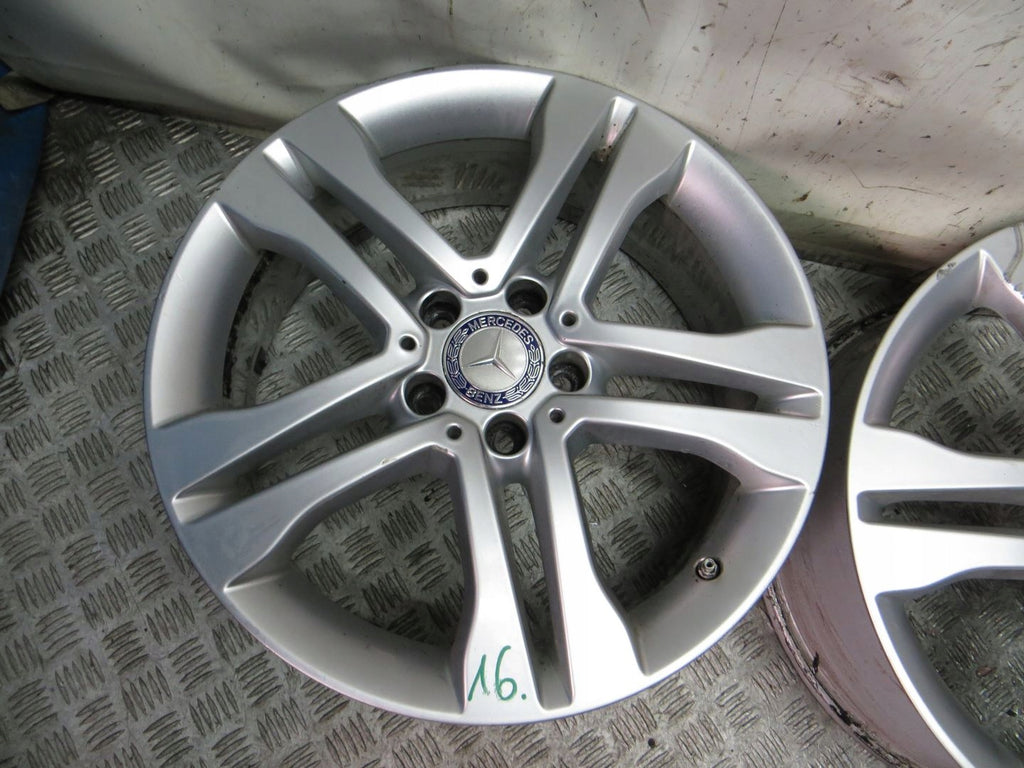 4x Alufelge 18 Zoll 7.0" 5x112 46ET Glanz Silber A1564010102 Mercedes-Benz X156 FEL9559870222kl