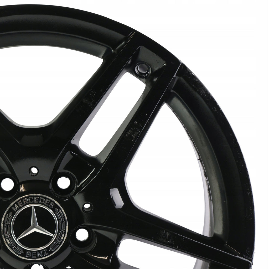 1x Alufelge 18 Zoll 8.5" 5x112 48ET Glanz A2124010300 Mercedes-Benz W212 FEL6154007353ws