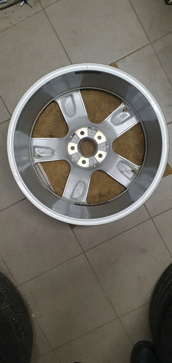 1x Alufelge 19 Zoll 8.0" 5x112 39ET Glanz Silber 8R0601025BA Audi Q5 Rim Wheel FEL5799381162iu
