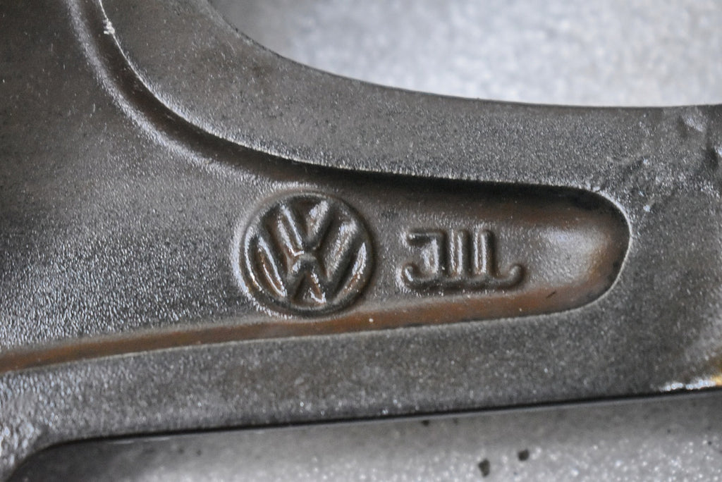 2x Alufelge 15 Zoll 6.0" 5x100 40ET Glanz Grau 6C0601025N Mg Polo Rim Wheel