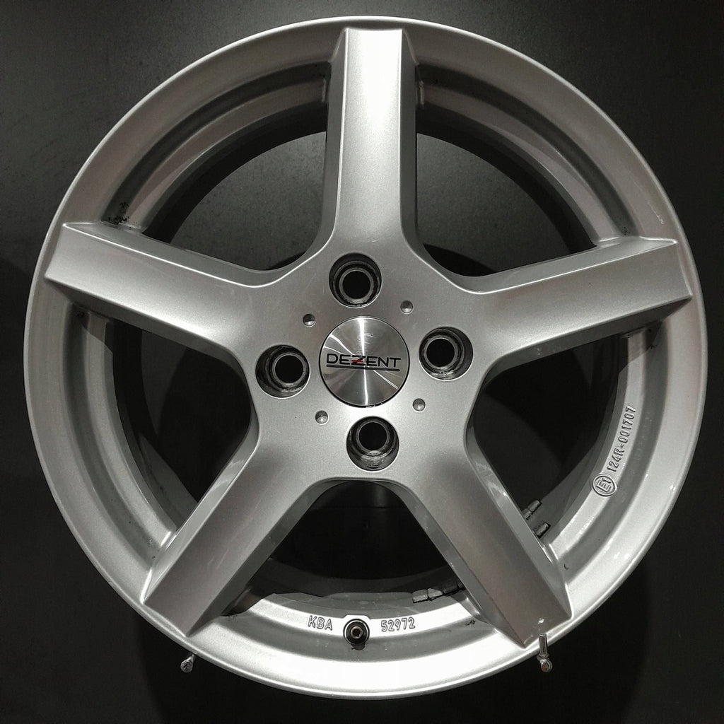 4x Alufelge 16 Zoll 6.5" 4x108 38ET Silber KBA52972 Citroën Corsa F Rim Wheel FEL5377997968qg